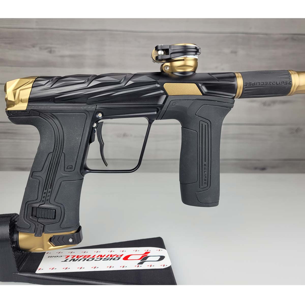 Close up right side body USED Planet Eclipse Infamous CS3 paintball marker