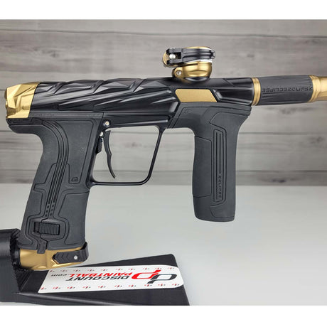 Close up right side body USED Planet Eclipse Infamous CS3 paintball marker