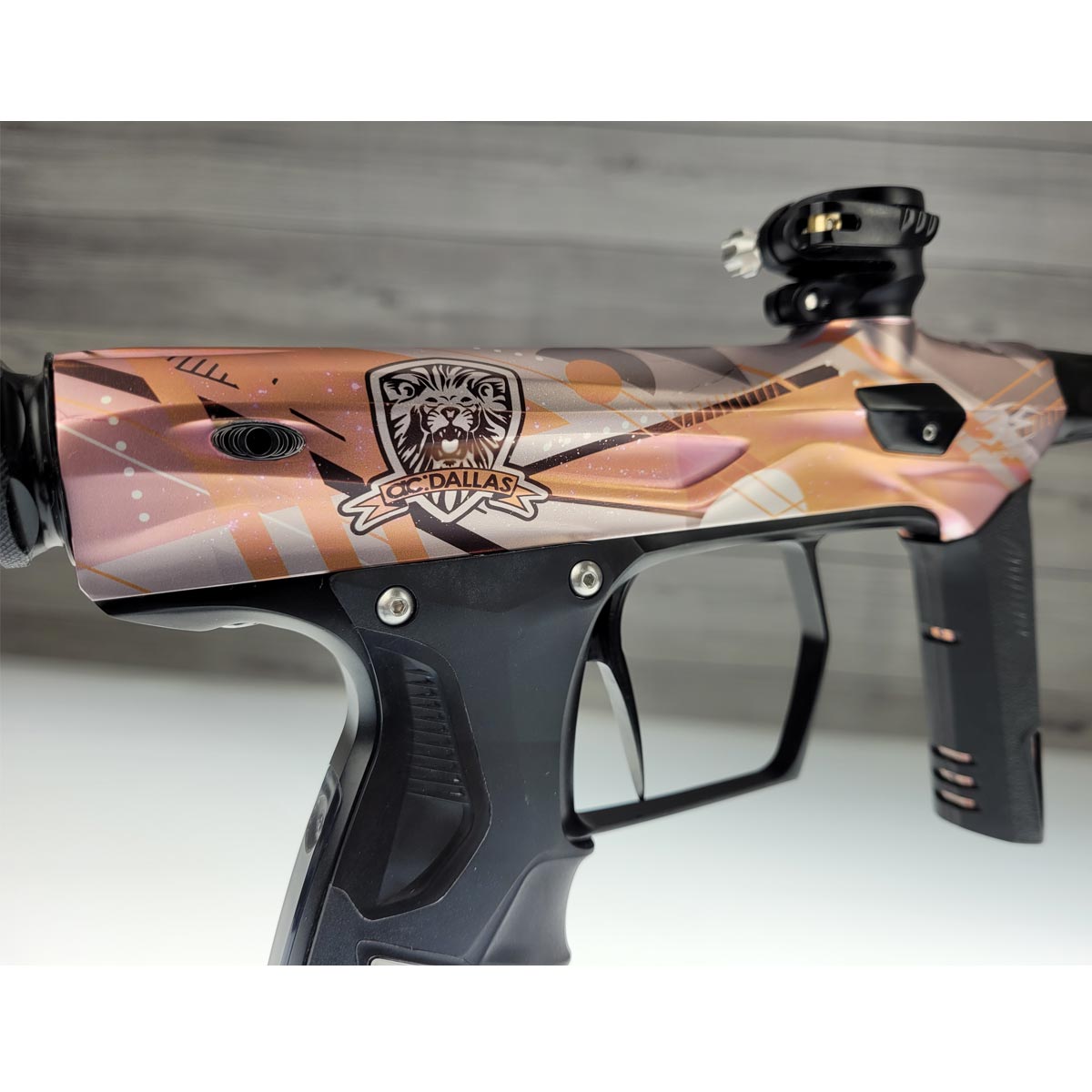 Shocker AMP Paintball Marker AC Dallas Empire w Case USED