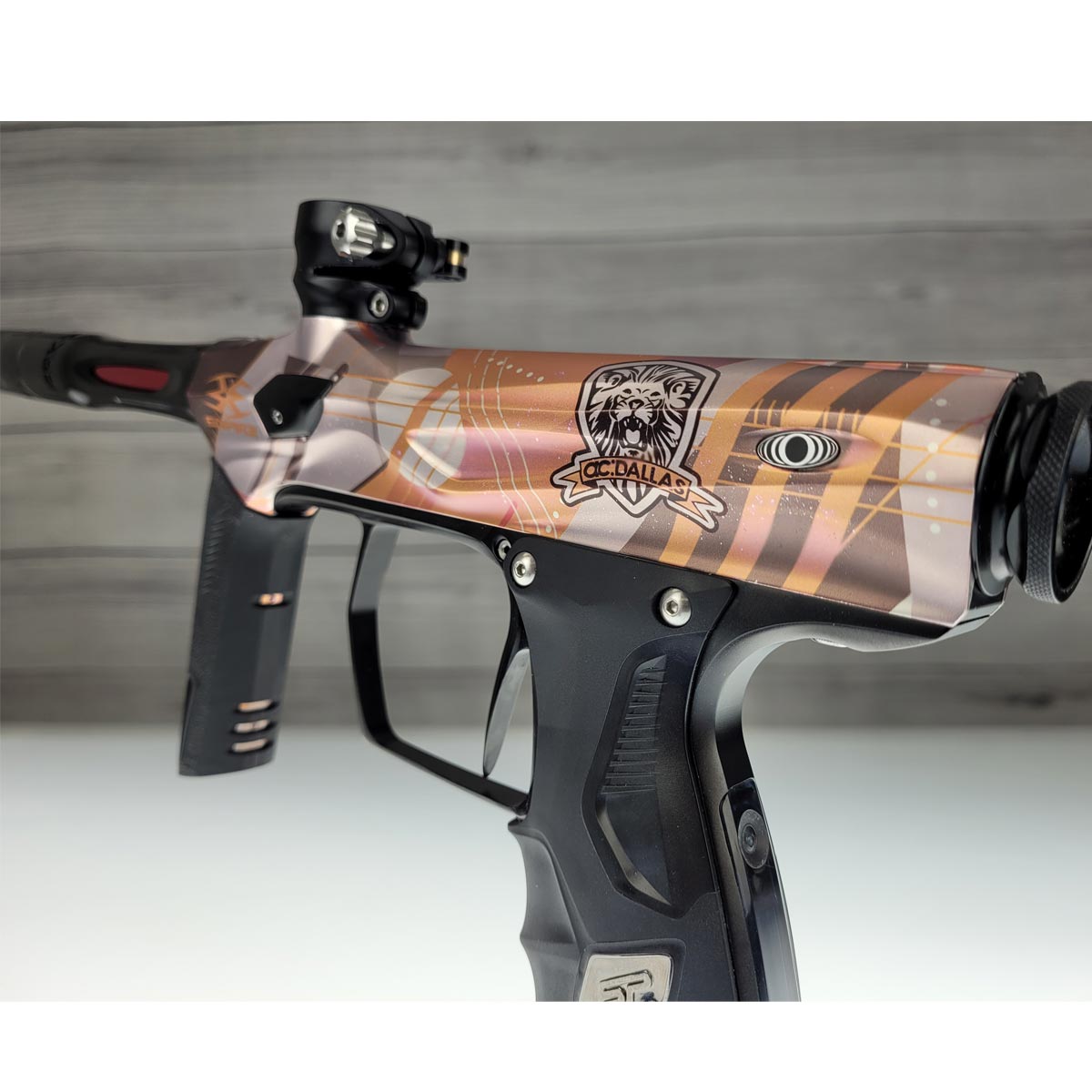 Shocker AMP Paintball Marker AC Dallas Empire w Case USED