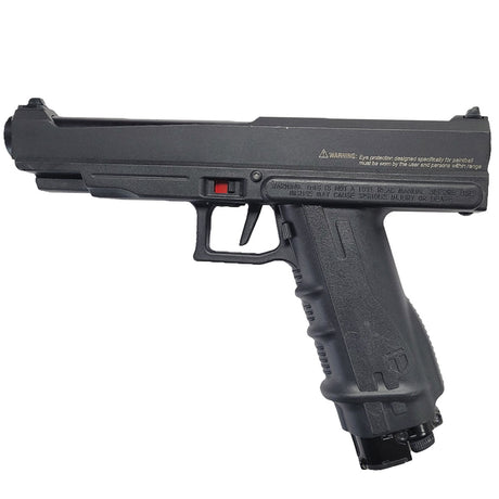 USED Tiberius 8.1 Paintball Pistol Black 2 Mags