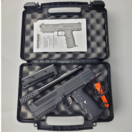 USED Tippmann TiPX Marker Black w Remote Air/Gunhead/Barrel