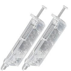 Two Air Raid BB Speed Loaders clear against a white background
