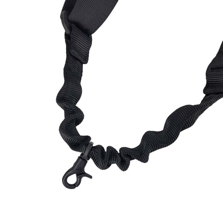 Latch close up Black Air Raid Single Point Sling on a white background