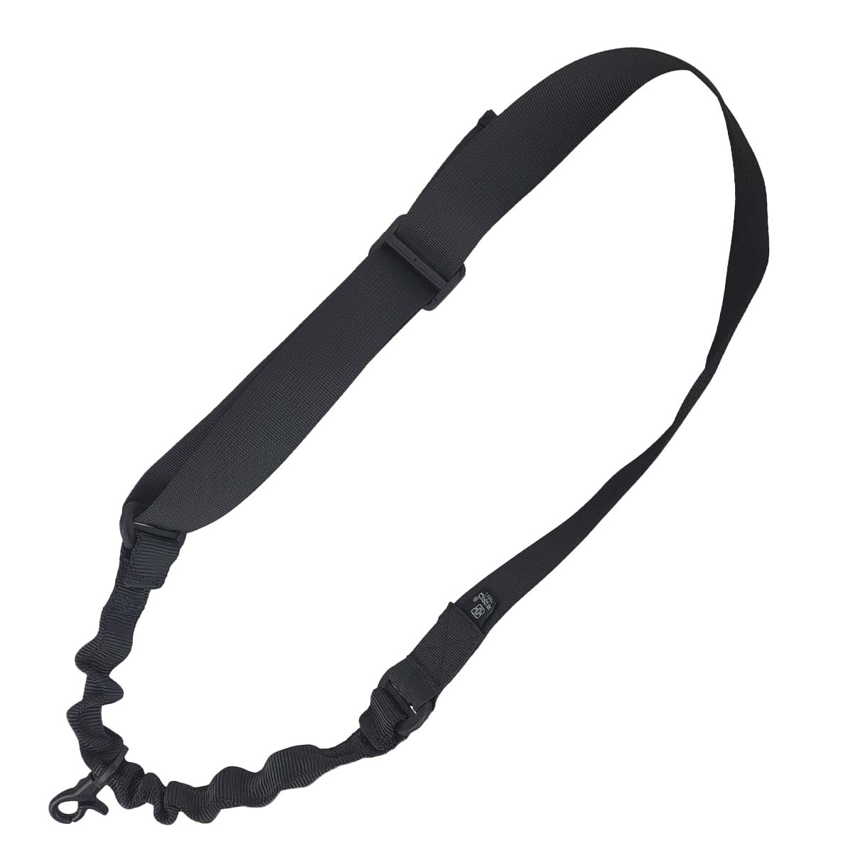Black Air Raid Single Point Sling on a white background