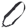 Black Air Raid Single Point Sling on a white background