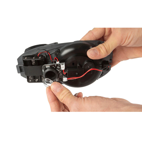 Bunkerkings CTRL2 Loader Fire Black Highlander internals on a white background
