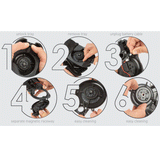 Bunkerkings CTRL2 Loader step by step cleaning illustration