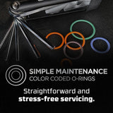 Dye Rize CZR+ Paintball Marker Color Coded Orings maintenance graphic