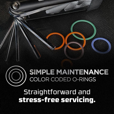 Dye Rize CZR+ Paintball Marker Color Coded Orings maintenance graphic
