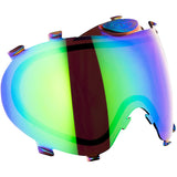 Chameleon Dye i3 Pro lens for paintball goggle on a white background