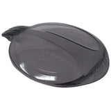 Dye R2 Loader Rain Lid in smoke replacement hopper rain lid on a white background