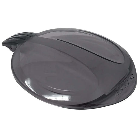 Dye R2 Loader Rain Lid in smoke replacement hopper rain lid on a white background