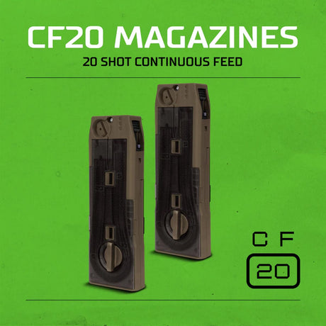 Planet Eclipse EMF100 Sport Paintball Marker cf20 magazines earth