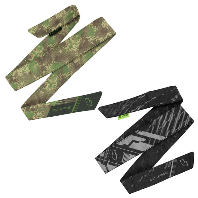 Eclipse DM Headbands laid out on a white background