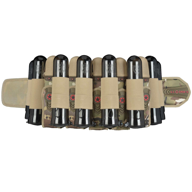 GI Sportz Race Paintball Harness Multicam 5+8