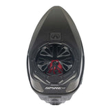 Black HK Army Evo Pro Metal Speed Feed for Virtue and Bunkerkings paintball loader hopper on a closed hopper
