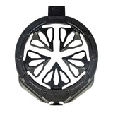 Black HK Army Evo Pro Metal Speed Feed for Virtue and Bunkerkings paintball loader hopper on a white background.