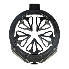 Black HK Army Evo Pro Metal Speed Feed for Virtue and Bunkerkings paintball loader hopper on a white background.