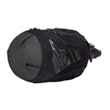 Bottom view Black HK Army Hardline Armored padded neoprene Tank Cover with zipper and velcro for 4500 psi air system.