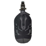 Black HK Army Hardline Armored padded neoprene Tank Cover with zipper and velcro for 4500 psi air system.