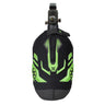 Zipper Energy Green and Black HK Army Hardline Armored padded neoprene Tank Cover with zipper and velcro for 4500 psi air system.