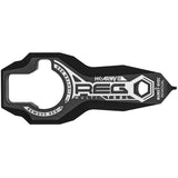 front of Black HK Army Regulator Multi Tool paintball and airsoft tank regulator remove on a white background