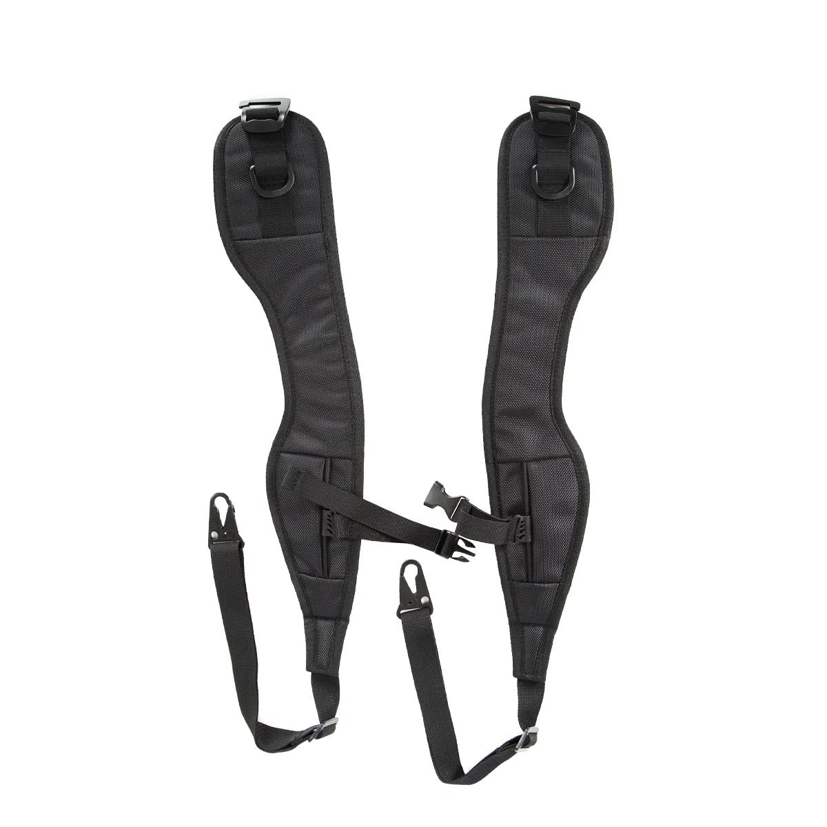 Shoulder straps for All Black with white logo HK Army Paintball Expand 75L Roller Gearbag Stealth with extended handle and wheels on a white background.