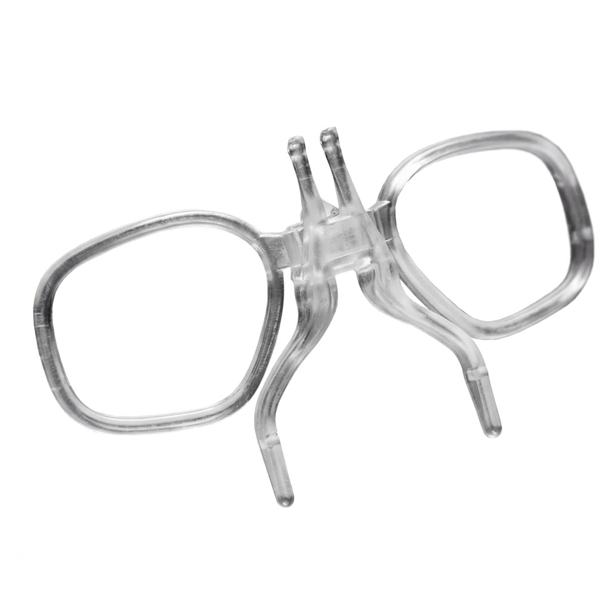 BSX Tango Airsoft Thermal Goggle with Multiple Lens shown with prescription glasses lens insert close up.
