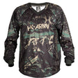 Black green and tan HK Army HSTL Jersey Jungle Camo on a white background