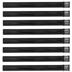 Eight HK Army Vector PWR Barrel Inserts black on a white background