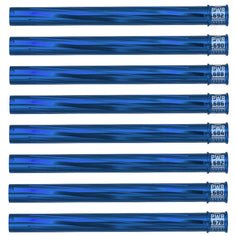 Eight HK Army Vector PWR Barrel Inserts blue on a white background