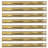 Eight HK Army Vector PWR Barrel Inserts gold on a white background