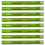Eight HK Army Vector PWR Barrel Inserts lime green on a white background