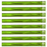 Eight HK Army Vector PWR Barrel Inserts lime green on a white background