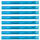 Eight HK Army Vector PWR Barrel Inserts blue turquoise on a white background