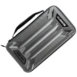 Grey black HK Army Vector PWR Barrel Insert case for paintball on a white background