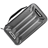 Grey black HK Army Vector PWR Barrel Insert case for paintball on a white background