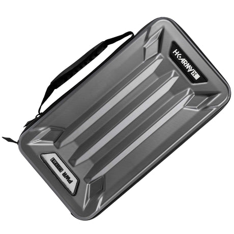 Grey black HK Army Vector PWR Barrel Insert case for paintball on a white background