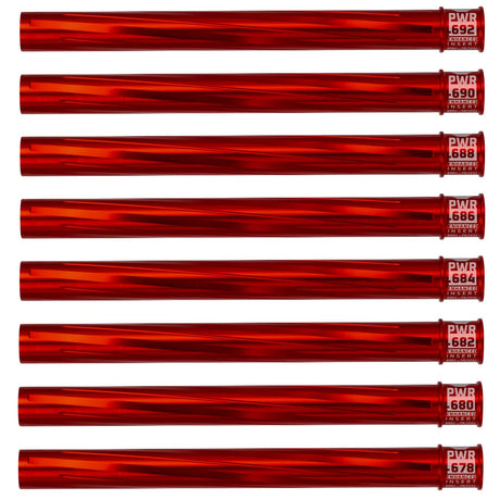 Eight HK Army Vector PWR Barrel Inserts red on a white background