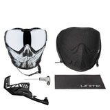 Unite Goggle Mk II - Warlord Omen (Black/White Skull) - Silver Lens