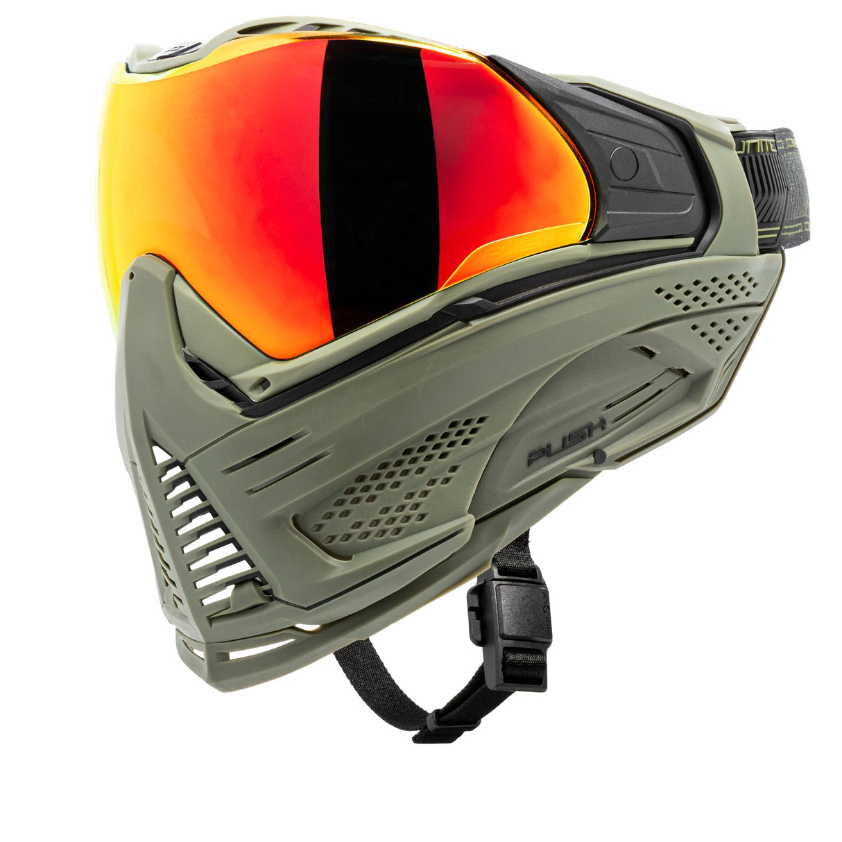 Push Unite Goggle Mk II - Raptor (Olive/Black) - Red Lens