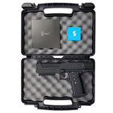 Salt .68 Caliber Self Defense launcher black in a foam padded case
