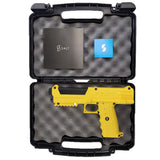 Salt .68 Caliber Self Defense launcher yellow in a padded case 