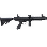 Right profile Tippmann Stormer Tactical beginner mechanical Paintball Marker Black on a white background