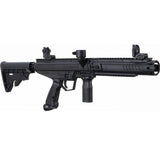 Right angle Tippmann Stormer Tactical beginner mechanical Paintball Marker Black on a white background
