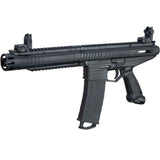 Tippmann Stormer Elite Dual Feed Paintball Marker Black on a white background without stock