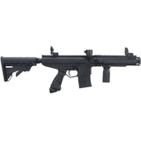 right profile Tippmann Stormer Elite Dual Feed Paintball Marker Black on a white background
