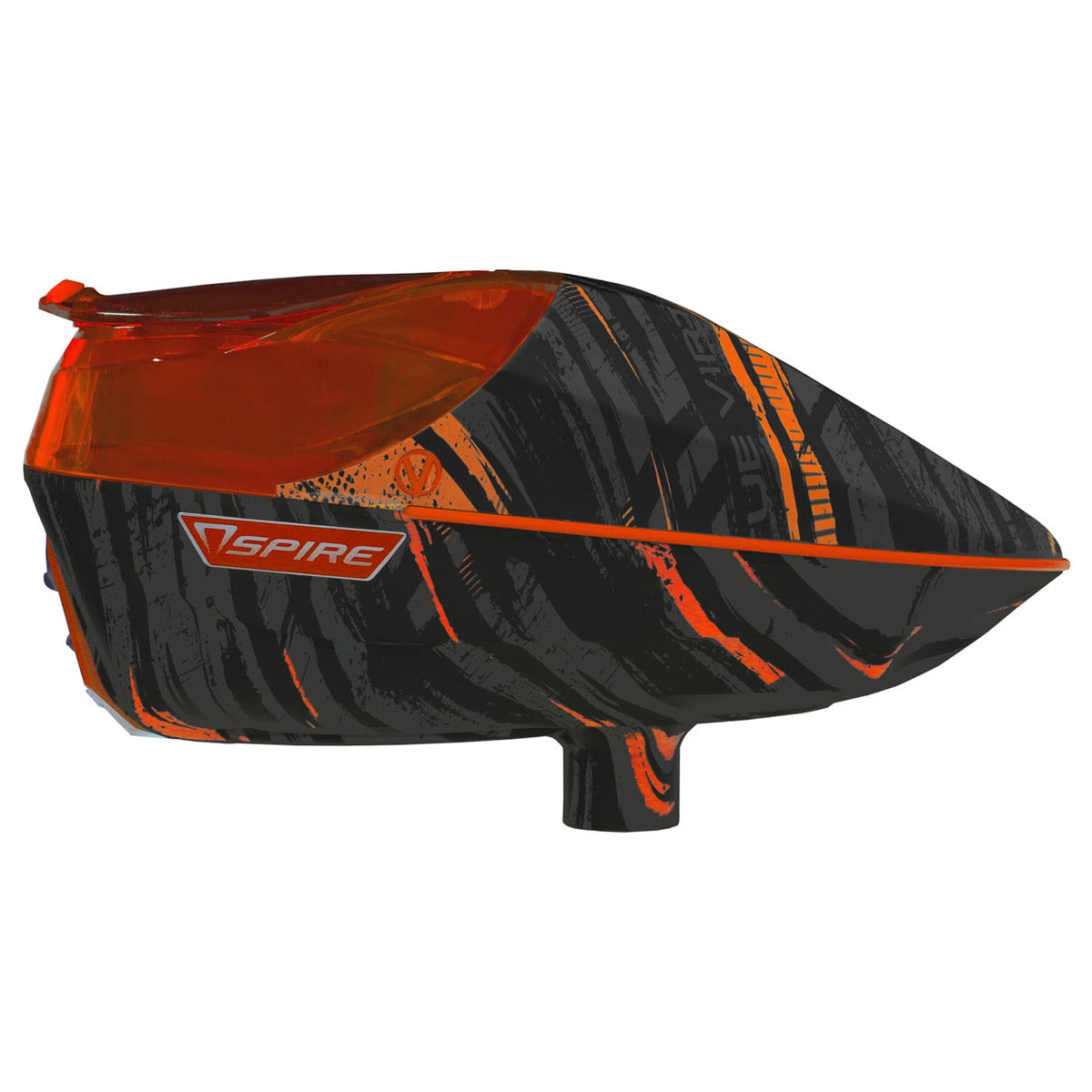 Virtue Spire 200 Paintball Hopper Graphic Orange