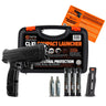 Byrna CL-XL launcher in black with case, extra magazine, 12 gram co2, and projectiles
